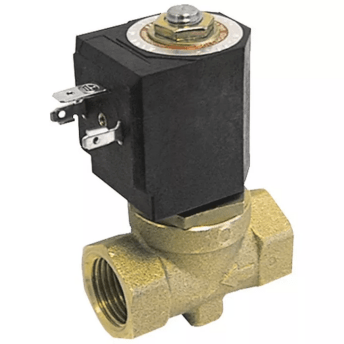 Horeca Parts - Zawór elektromagnetyczny 2-drożny mosiężny 230V 50/60Hz poł. 1/2" dł. 54mm (370040)