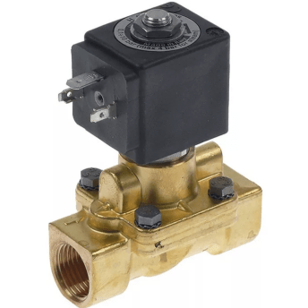 Horeca Parts - Zawór elektromagnetyczny 2-drożny 230VAC poł. 1/2" dł. 72mm ciśnienie maks. 10 bar (371186)