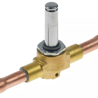 Horeca Parts - Korpus elektrozaworu prostego dł. 125mm ciśnienie maks. 45 bar zakres temp. -35 do 105°C - Kostkarka do lodu Scotsman, Simag (370382)