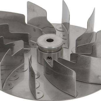 Horeca Parts - Koło wentylatora H1 35 mm H2 15 mm D1 ø 160 mm D2 ø 8 mm D3 ø 8 mm łopatki 12 - Kuchnia elektryczna Angelo Po (601109)