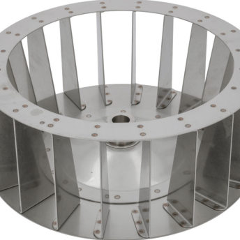 Horeca Parts - Koło wentylatora H1 120mm H2 46mm D1 ø 300mm D2 ø 19,5mm D3 ø 23mm łopatki 20 - Piec konwekcyjny Lainox (601065)