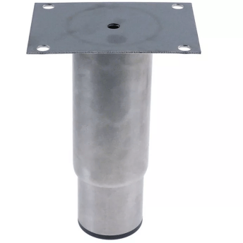Horeca Parts - Nóżka do sprzętu, rurkowa, średnica ø 64 mm, stal nierdzewna, wysokość 130–230 mm, rozmiar 2", płyta 90x130 mm, ilość 1 szt - Zanussi