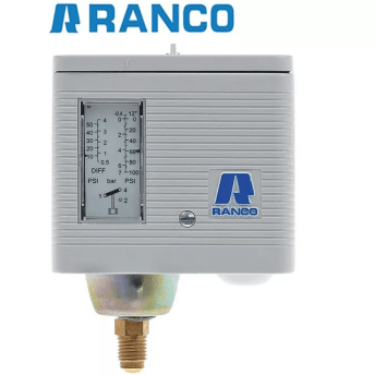 Horeca Parts - Hydrostat Ranco typ O16-H6703, przyłącze pionowe, niskie ciśnienie (ND), do chłodnictwa - Cab