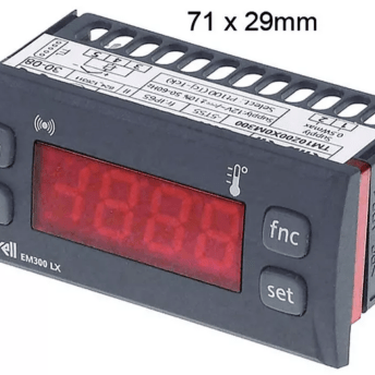 Horeca Parts - Termometr Eliwell typ EM300LX wymiary montażowe 71x29mm napięcie 12V AC/DC -200+1350°C (378198)