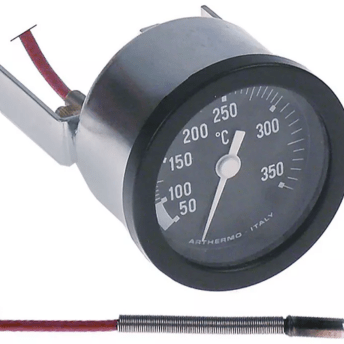 Horeca Parts - Termometr śr. mocowania 52mm temp. max 350°C od 50 do 350°C śr. czujki 6mm dł. czujki 17mm - Piec konwekcyjno-parowy elektryczny Zanussi (541582)