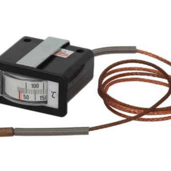 Horeca Parts - Termometr wymiar montażowy 58x25,5mm od 50 do 350°C śr. czujki 6,5mm dł. czujki 13mm - Rożen elektryczny Roller Grill (541085)