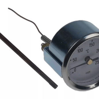 Horeca Parts - Termometr śr. mocowania 52mm temp. max 250°C od 0 do 250°C śr. czujki 4mm dł. czujki 74mm (541252)