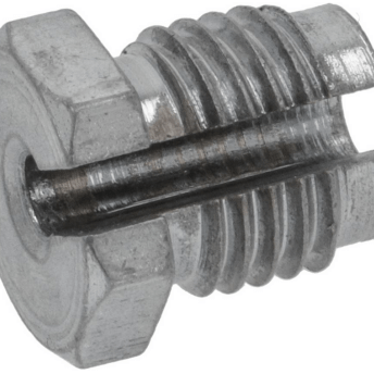 Horeca Parts - Wkręt z rowkiem, gwint M9x1, mosiądz niklowany, opakowanie 10 szt. - Lotus
