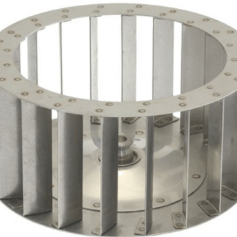 Horeca Parts - Koło wentylatora D1 ø 210 mm H1 100 mm łopatki 20 D2 ø 11 mm D3 ø 16 mm H2 30 mm - Gico (601095)