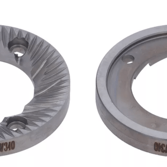 Horeca Parts - Para żaren M340 prawych, śr. zewn. 64 mm, śr. wew. 37 mm, wys. 8,5 mm, 3 otwory mocujące, waga 0,190 kg - Fiorenzato