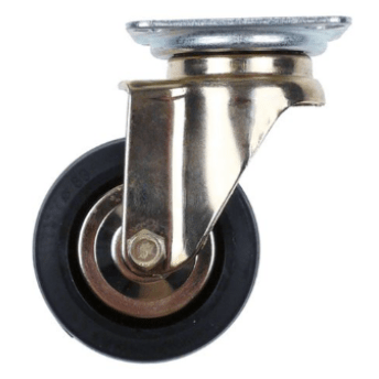 Horeca Parts - Kółko obrotowe bez hamulca, koło ø 63 mm, płytka montażowa 60x60 mm, obudowa w kolorze złotym - Tecfrigo (700894)