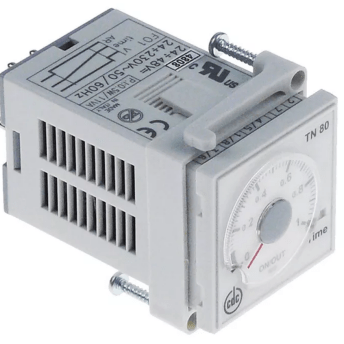 Horeca Parts - Przekaźnik czasowy CDC TN 80, zakres czasu 3 s – 60 min, 24–230 VAC / 24–48 VDC, 6 A, 1CO, 8-biegunowy