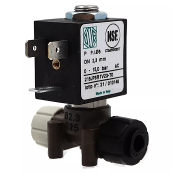 Horeca Parts - Elektrozawór 2-drogowy, 230V 50Hz, przyłącze na rurkę ø6 mm, typ D2.3