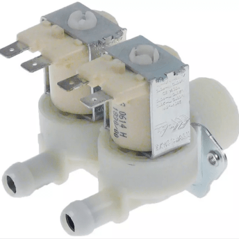 Horeca Parts - Zawór elektromagnetyczny podwójny prosty 230VAC wlot 3/4" wylot 11,5mm wejście 9l/min