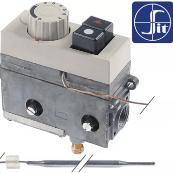 Horeca Parts - Regulator gazu z termostatem SIT Minisit 710 40-110°C temp. max 110°C - Lotus