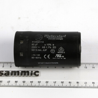 Horeca Parts - Kondensator 80uF 250V - Obieraczka do ziemniaków Sammic PI-30