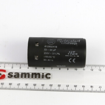 Horeca Parts - Kondensator 53-64uF 250V - Obieraczka do ziemniaków Sammic PP-6+, PP-12+, PPC-6+, PPC-12+