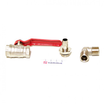 Horeca Parts - Zestaw zaworu wody (Czerwony) - Obieraczka do ziemniaków Sammic PI-10, PI-20, PES-20
