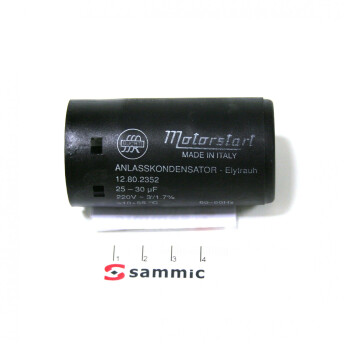 Horeca Parts - Kondensator 25-30uF 250 V - Obieraczka do ziemniaków Sammic PP-6+, PP-12+, PPC-6+, PPC-12+