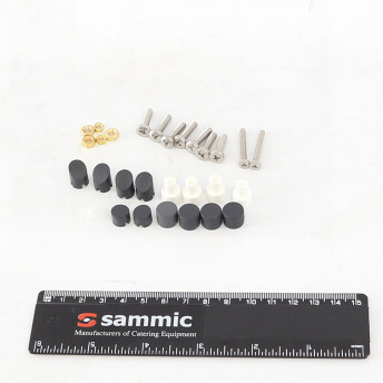Horeca Parts - Zestaw zaślepek + śrubek - Mikser ręczny Sammic XM-31, XM-32, XM-33, MB-31, B-30