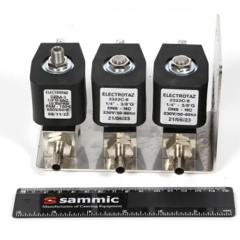 Horeca Parts - Zestaw elektrozaworów rozdzielających gaz SV-6000 - Pakowarka próżniowa Sammic 6100, 6160
