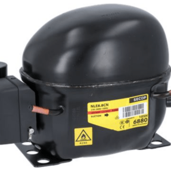 Horeca Parts - Sprężarka/Kompresor Secop NLE8.8CN gaz R290 pojemność 8.76cm³ 220-240V 50Hz moc 3/8HP