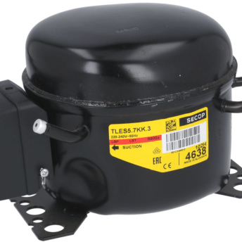 Horeca Parts - Sprężarka/Kompresor Secop TLES5.7KK.3 gaz R600 pojemność 5.7cm³ 220-240V 50Hz moc 1/8 HP