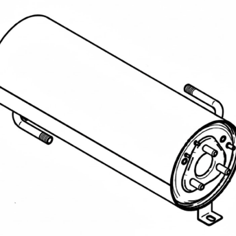 Horeca Parts - Bojler N45-N50-N1000-N1300-NE 7 l Ø150 - Zmywarka Silanos