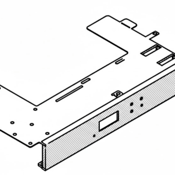 Horeca Parts - Panel tylny E50 thermo Hendi kompletny pionowy - Zmywarka Silanos/Hendi