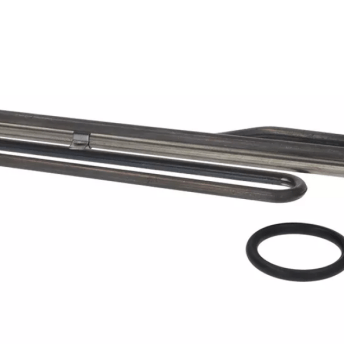 Horeca Parts - Grzałka 2800 W 230 V, głębokość zanurzenia 290 mm, kołnierz Ø 55 mm, z tuleją na czujnik, uszczelka OR Ø 48 mm - Zmywarka Silanos
