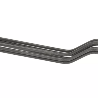 Horeca Parts - Grzałka zanurzeniowa 4500 W 230 V, L 358 mm, kołnierz 3-otworowy, L1 36 mm, L2 72 mm, L3 250 mm, H1 28 mm, H2 30 mm, waga 0,350 kg