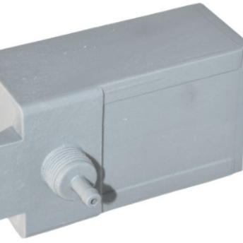 Horeca Parts - Pułapka powietrza dł. 91mm szer. 54mm wys. 41mm śr. przyłącza węża 4x7mm plastik - Zmywarka Silnos (905262)