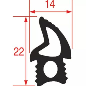 Horeca Parts - Uszczelka drzwi - Piece Hendi, Tecnoeka 224687, EKF464GEUD, EKF464GTC, EKF464GUD, EKF464TC