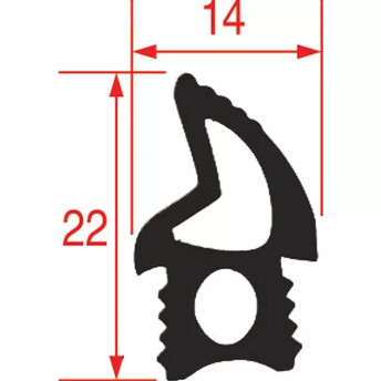 Horeca Parts - Uszczelka drzwi - Piece konwekcyjno-parowe GGM, Hendi, Tecnoeka MKF1111GBM, MKF1111GS, MKF1111TS/055, KDMTE511, KDMTE1111N