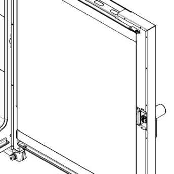 Horeca Parts - Drzwi kompletne - Piec konwekcyjny Tecnoeka MKF1064GBM