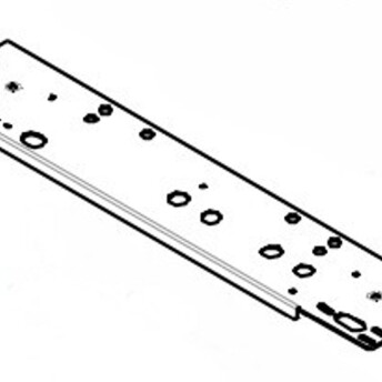 Horeca Parts - Płyta montażowa (noga + blaszka) - Piece Tecnoeka MKF2011GTS-rev.2, MKF1664GTS-rev.2