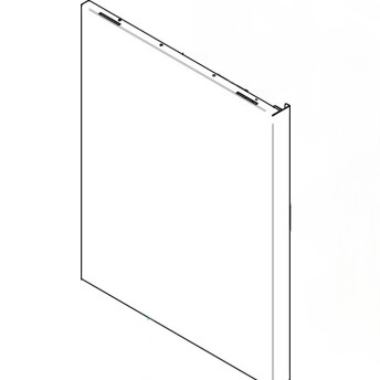 Horeca Parts - Panel boczny - Kuchnia gazowa Hendi 225707, Tecnoeka EKC96, EKC96.3
