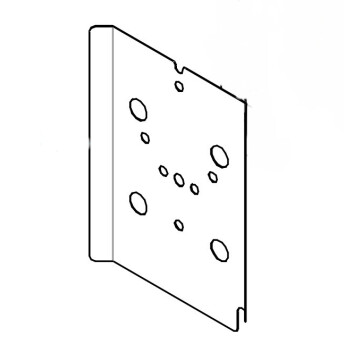 Horeca Parts - Blacha mocująca silnik - Piec Hendi 999279, Tecnoeka EKF423N, EKF423NM, EKF423NP, EKF423NUD, EKF423NUP