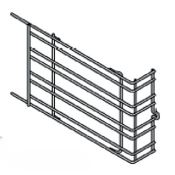 Horeca Parts - Prowadnica prawa - Piece Hendi 225059, Tecnoeka EKF4113D, EKF4643D
