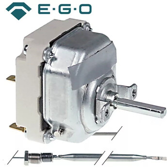 Horeca Parts - Termostat 3-fazowy roboczy 95-180°C 6x133mm dł. kapilary 1780mm - Stalgast / Robot Coupe