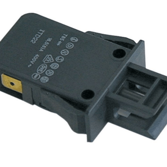 Horeca Parts - Mikroprzełącznik z trzpieniem 400V 16A 2NO podł. męskie 6,3mm czarny - Frytownica elektryczna Tecnoinox