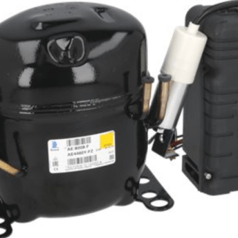 Horeca Parts - Sprężarka/Kompresor Tecumseh AE4460Y gaz R134 pojemność 15.1cm³ 220 - 240V 50Hz moc 1/2HP