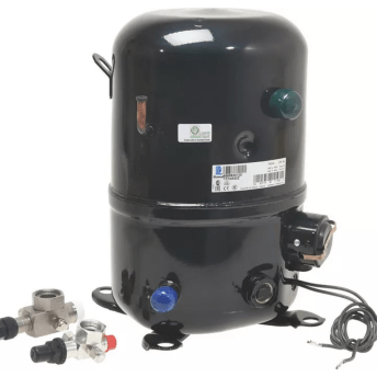 Horeca Parts - Sprężarka/Kompresor Tecumseh z zaworem FH4538Z-XG1A gaz R404A pojemność 74.25cm³ 400V 50Hz moc 3 HP HMBP