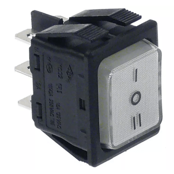 Horeca Parts - Przełącznik kołyskowy wymiar montażowy 30x22mm 250V 16A podł. 6,3mm - Granitor Ugolini ICON 3, ICON 6 EASY ETC, MICRO, MT, NG EASY - 10LT gas R290, NG EASY - 10LT (22800-24200)