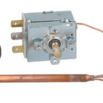 Horeca Parts - Termostat jednofazowy 4-biegunowy temp. max. 0-90°C dł. kapilary 1500m 15A250V - Czekoladziarka Ugolini DELICE 3, DELICE 5 (22037-00000)