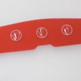 Horeca Parts - Naklejka na obudowę czerwona - Granitor Ugolini GIANT (22800-28100)