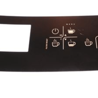 Horeca Parts - Naklejka na klawiaturę czarna - Dozownik gorących napojów Ugolini INSTANT (2X000-55310)