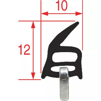 Horeca Parts - Uszczelka drzwi 660x300 mm - Piece Unox, Stalgast