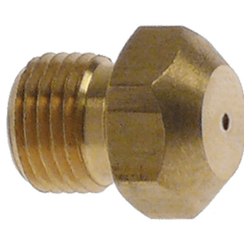 Horeca Parts - Dysza gazowa M10x1 WS12 otw. 1,10mm - Frytownice Zanussi, Alpeninox, Angelo Po, Ascaso, Baron, Electrolux, Epms, Gico, Nosem, Sagi, Silko, Whirlpool (3500023)