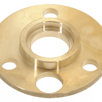 Horeca Parts - Kołnierz mosiężny, średnica zewnętrzna 50 mm, grubość materiału 3 mm, do silnika wentylatora: średnica wewnętrzna 1: 19,5 mm, średnica wewnętrzna 2: 16 mm - Piece Lainox